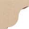 Ekena Millwork 8"W x 8"D x 8"H Wide Van Buren Rough Cedar Woodgrain TimberThane Corbel, Primed Tan CORUR08X08X08VANRCPR - alternate 2
